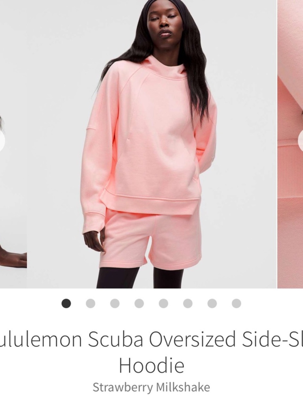 lululemon athletica Strawberry Milkshake Scuba Oversized Hoodie - Light Pink